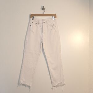 Pistola Cream Cropped Ankle Jeans